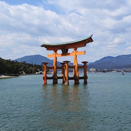 Floating Torii Gate near Miyajima Island